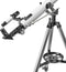 Nedis Telescoop - Diafragma: 50 mm - Brandpuntsafstand: 600 mm - Finderscope: 5 x 24 - Maximale werkhoogte: 125 cm - Tripod - Wit / Zwart