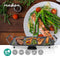 Nedis Teppanyaki Tafelgrill - Bakoppervlak (l x b): 47.5 x 26.5 cm - 5 Warmte Standen