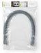 Nedis Uitrekbare afvoerslang - 24/19 mm - 29/22 mm - 0.5 Bar - 50 °C - 2.00 m - Schotel / Wasmachine - PVC - Grijs