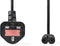 Nedis UK-Voedingskabel - UK Male - IEC-320-C7 - 5.00 m - Ja - 2 x 0.75 mm² - Koper - Rond - Vernikkeld - UK - PVC - Stekkertype: UK / Type-G - 250 V AC - 3 A - Zwart