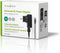 Nedis Universele AC-Stroomadapter - 24 W - 12 V DC - 1.80 m - 2.0 A - 1 plug(s) - Zwart