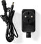 Nedis Universele AC-Stroomadapter - 24 W - 12 V DC - 1.80 m - 2.0 A - 1 plug(s) - Zwart