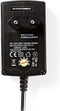 Nedis Universele AC-Stroomadapter - 27 W - 3 - 12 V DC - 1.80 m - 2.25 A - 6 plug(s) - Zwart