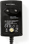 Nedis Universele AC-Stroomadapter - 27 W - 3 - 12 V DC - 1.80 m - 2.25 A - 6 plug(s) - Zwart