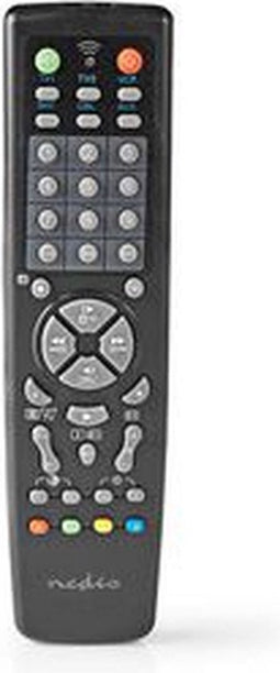 Nedis Universele Afstandsbediening - Voorgeprogrammeerd - 10 Apparaten - Geheugenknoppen / TV-gids Knop - Infrarood - Zwart