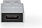 Nedis USB-A Adapter - USB 3.2 Gen 1 - USB-A Male - USB-C Female - 5 Gbps - Rond - Vernikkeld - Zwart - Doos