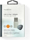 Nedis USB-A Adapter - USB 3.2 Gen 1 - USB-A Male - USB-C Female - 5 Gbps - Rond - Vernikkeld - Zilver - Cover Box