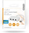 Nedis USB-C Adapter - USB 2.0 - USB-C Male - 3,5 mm Female - 0.10 m - Rond - Vernikkeld - ABS / PVC - Wit - Envelop