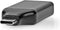 Nedis USB-C Adapter - USB 3.2 Gen 1 - USB-C Male - DisplayPort Female - 4K@60Hz - Rond - Vernikkeld - Grijs / Zwart - Envelop