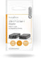 Nedis USB-C Adapter - USB 3.2 Gen 1 - USB-C Male - DisplayPort Female - 4K@60Hz - Rond - Vernikkeld - Grijs / Zwart - Envelop