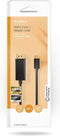 Nedis USB-C Adapter - USB 3.2 Gen 1 - USB-C Male - DisplayPort Male - 4K@60Hz - 2.00 m - Rond - Verguld - PVC - Zwart - Doos
