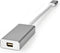 Nedis USB-C Adapter - USB 3.2 Gen 1 - USB-C Male - Mini DisplayPort Female - 0.20 m - Rond - Verguld - Gevlochten / Nylon - Zilver - Cover Window Box