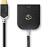 Nedis USB-C Adapter - USB 3.2 Gen 1 - USB-C Male - VGA Female 15p - 1920x1200 - 0.20 m - Rond - Verguld - PVC - Antraciet - Window Box met Euro Lock