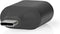 Nedis USB-C Adapter - USB 3.2 Gen 1 - USB-C Male - VGA Female 15p - Full HD 1080p - Rond - Vernikkeld - Grijs / Zwart - Envelop