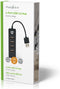 Nedis USB-Hub - USB-A Male - 4x USB A Female - 4-Poorts poort(en) - USB 2.0 - USB Gevoed