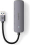 Nedis USB-Hub - USB-A Male - 4x USB A Female - 4-Poorts poort(en) - USB 2.0 / USB 3.2 Gen 1 - USB Gevoed