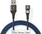 Nedis USB-Kabel - USB 2.0 - Apple Lightning 8-Pins - USB-A Male - 12 W - 480 Mbps - Vernikkeld - 2.00 m - Rond - Gevlochten / Nylon - Blauw / Zwart - Cover Window Box