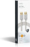 Nedis USB-Kabel - USB 2.0 - USB-A Male - USB-A Male - 10 W - 480 Mbps - Verguld - 2.00 m - Rond - Gevlochten / Nylon - Aluminium - Cover Window Box