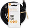 Nedis USB-Kabel - USB 2.0 - USB-A Male - USB-B Male - 10 W - 480 Mbps - Vernikkeld - 5.00 m - Rond - PVC - Zwart - Label