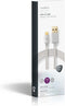 Nedis USB-Kabel - USB 2.0 - USB-A Male - USB-C Male - 15 W - 480 Mbps - Verguld - 2.00 m - Rond - Gevlochten / Nylon - Aluminium - Cover Window Box