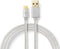 Nedis USB-Kabel - USB 2.0 - USB-A Male - USB-C Male - 15 W - 480 Mbps - Verguld - 2.00 m - Rond - Gevlochten / Nylon - Aluminium - Cover Window Box
