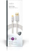 Nedis USB-Kabel - USB 2.0 - USB-A Male - USB-C Male - 15 W - 480 Mbps - Verguld - 2.00 m - Rond - Gevlochten / Nylon - Aluminium - Cover Window Box