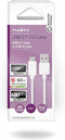 Nedis USB-Kabel - USB 2.0 - USB-A Male - USB-C Male - 60 W - 480 Mbps - Vernikkeld - 2.00 m - Rond - PVC - Wit - Doos