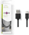 Nedis USB-Kabel - USB 2.0 - USB-A Male - USB-C Male - 60 W - 480 Mbps - Vernikkeld - 1.00 m - Rond - PVC - Zwart - Doos