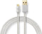 Nedis USB-Kabel - USB 2.0 - USB-A Male - USB Micro-B Male - 10 W - 480 Mbps - Verguld - 3.00 m - Rond - Gevlochten / Nylon - Aluminium - Cover Window Box