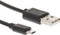 Nedis USB-Kabel - USB 2.0 - USB-A Male - USB Micro-B Male - 10 W - 480 Mbps - Vernikkeld - 0.50 m - Rond - PVC - Zwart - Label