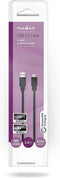 Nedis USB-Kabel - USB 2.0 - USB-A Male - USB Micro-B Male - 480 Mbps - Vernikkeld - 2.00 m - Rond - PVC - Zwart - Doos