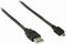 Nedis USB-Kabel - USB 2.0 - USB-A Male - USB Micro-B Male - 480 Mbps - Vernikkeld - 1.00 m - Rond - PVC - Zwart - Doos