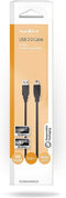 Nedis USB-Kabel - USB 2.0 - USB-A Male - USB Mini-B 5-Pins Male - 480 Mbps - Vernikkeld - 2.00 m - Rond - PVC - Zwart - Doos