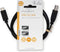 Nedis USB-Kabel - USB 2.0 - USB-C Male - USB-B Male - 480 Mbps - Vernikkeld - 1.00 m - Rond - PVC - Zwart - Label