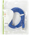 Nedis USB-Kabel - USB 3.2 Gen 1 - USB-A Male - USB-B Male - 5 Gbps - Vernikkeld - 3.00 m - Rond - PVC - Blauw - Envelop