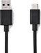 Nedis USB-Kabel - USB 3.2 Gen 1 - USB-A Male - USB-C Male - 15 W - 5 Gbps - Vernikkeld - 1.00 m - Rond - PVC - Zwart - Envelop