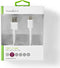 Nedis USB-Kabel - USB 3.2 Gen 1 - USB-A Male - USB-C Male - 60 W - 5 Gbps - Vernikkeld - 2.00 m - Rond - PVC - Wit - Doos