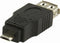 Nedis USB Micro-B Adapter - USB 2.0 - USB Micro-B Male - USB-A Female - 480 Mbps - Vernikkeld - PVC - Zwart - Blister