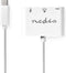 Nedis USB Multi-Port Adapter - USB 3.2 Gen 1 - USB-C Male - HDMI Output / USB-A Female / USB-C Female - 5 Gbps - 0.20 m - Rond - Vernikkeld - PVC - Wit - Doos