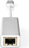 Nedis USB-netwerkadapter - USB 3.2 Gen 1 - 1 Gbps - USB-A Male - RJ45 Female - 0.20 m - Rond - Verguld - Koper - Zilver - Cover Window Box