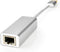 Nedis USB-netwerkadapter - USB 3.2 Gen 1 - 1 Gbps - USB-A Male - RJ45 Female - 0.20 m - Rond - Verguld - Koper - Zilver - Cover Window Box
