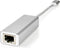Nedis USB-netwerkadapter - USB 3.2 Gen 1 - 1 Gbps - USB-C Male - RJ45 Female - 0.20 m - Rond - Verguld - Vertind-Koper - Zilver - Cover Window Box