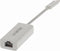 Nedis USB-netwerkadapter - USB 3.2 Gen 1 - 1000 Mbps - USB-C Male - RJ45 Female - 0.20 m - Rond - Vernikkeld - Vertind-Koper - Wit - Doos
