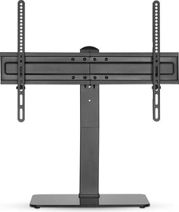 Nedis Vaste TV-Bureaustandaard - 37 - 70 " - Maximaal schermgewicht: 40 kg - Aanpasbare vooraf ingestelde hoogtes - Gehard Glas / Staal - Zwart