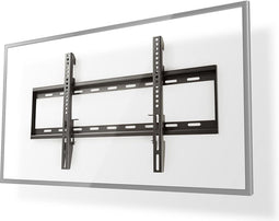 Nedis Vaste TV-Muurbeugel - 42 - 70 " - Maximaal schermgewicht: 60 kg - Minimale muurafstand: 29 mm - Staal - Zwart