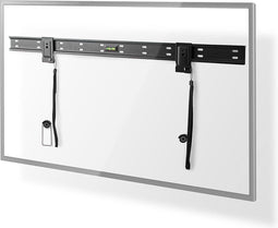 Nedis Vaste TV-Muurbeugel - 43 - 90 " - Maximaal schermgewicht: 50 kg - Minimale muurafstand: 14.5 mm - Staal - Zwart