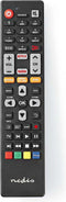 Nedis Vervangende Afstandsbediening - Geschikt voor: TCL/Thomson - Vast - 1 Apparaat - Amazon Prime / Netflix Knop / Youtube Knop - Infrarood - Zwart