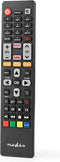 Nedis Vervangende Afstandsbediening - Geschikt voor: TCL/Thomson - Vast - 1 Apparaat - Amazon Prime / Netflix Knop / Youtube Knop - Infrarood - Zwart
