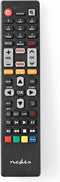 Nedis Vervangende Afstandsbediening - Geschikt voor: TCL/Thomson - Vast - 1 Apparaat - Amazon Prime / Netflix Knop / Youtube Knop - Infrarood - Zwart