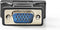 Nedis VGA-Adapter - VGA Male - DVI-I 24+5-Pins Female - Vernikkeld - Recht - ABS / Metaal - Zwart - Envelop
